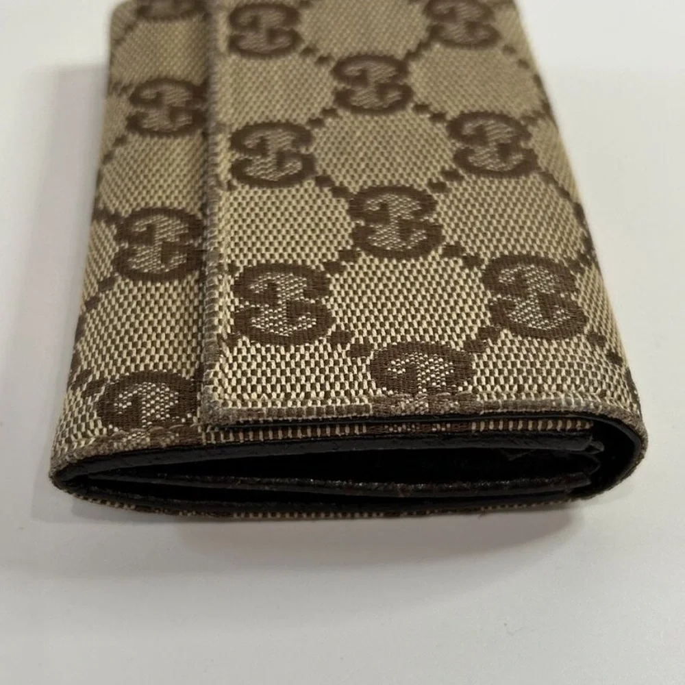Gucci Brown GG Canvas Coin Case - Picture 4 of 13
